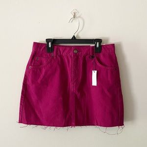 [NWT] TOPSHOP | Moto Denim Skirt
